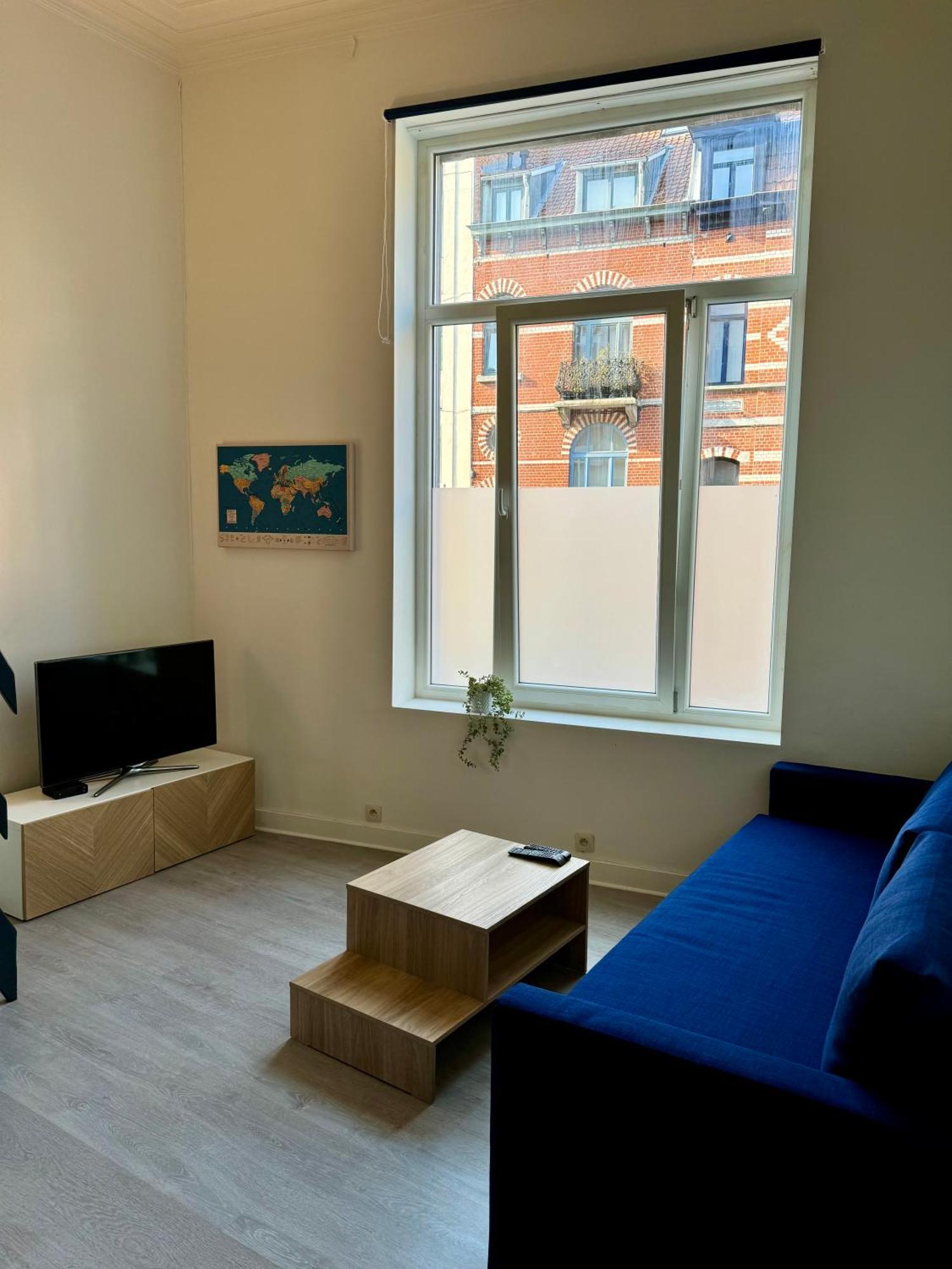 Studio Avec Chambre En Mezzanine Bruxelles Esterno foto